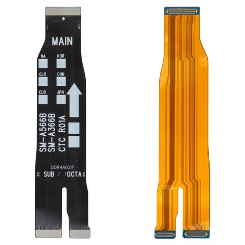 Flat Cable compatible with Samsung A366 Galaxy A36, A566 Galaxy A56, for mainboard 