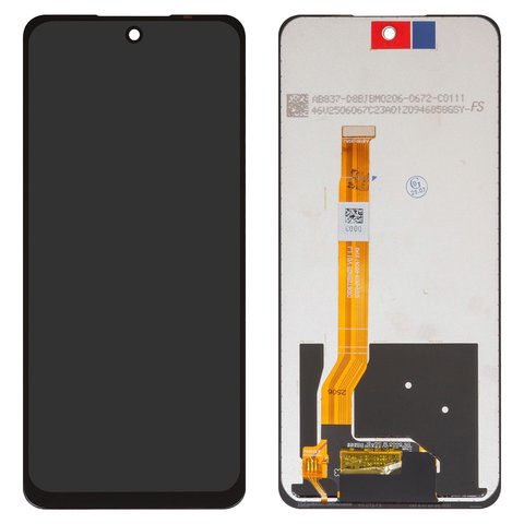 LCD compatible with Realme C67 4G, C67 5G, black, without frame, Box  RMX3890 