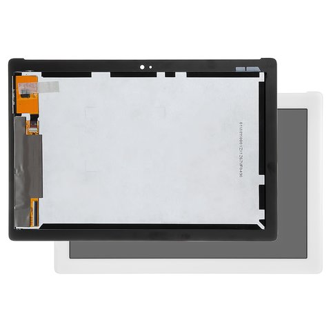 Pantalla LCD puede usarse con Asus ZenPad 10 Z300CNL, ZenPad 10 Z300M, blanco, flex amarillo, sin marco, Copy, #FT5826SMW TV101WXM NU1