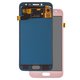 Pantalla LCD puede usarse con Samsung J250 Galaxy J2 (2018), J250 Galaxy J2 Pro (2018), rosado, con ajuste de brillo, Best copy, sin marco, Copy, (TFT)