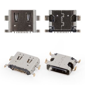 Conector de carga puede usarse con Gionee  Elife S7, 10 pin, USB tipo C