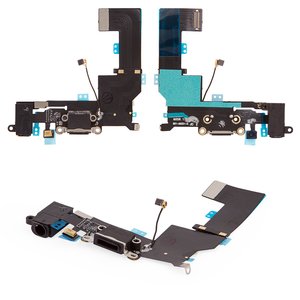 Cable flex puede usarse con iPhone SE, del conector de carga, negro
