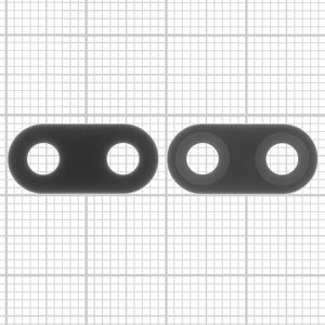 Vidrio de cámara puede usarse con Xiaomi Redmi 7, negro, sin marco, M1810F6LG, M1810F6LH, M1810F6LI
