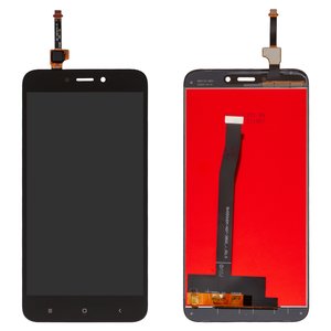 Pantalla LCD puede usarse con Xiaomi Redmi 4X, negro, clase B, sin marco, High Copy