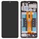 Pantalla LCD puede usarse con Samsung A065 Galaxy A06, negro, con marco, Original (PRC)