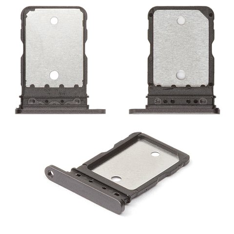 Sujetador de tarjeta SIM puede usarse con Google Pixel 8a, negro, obsidian