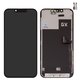Pantalla LCD puede usarse con iPhone 13 Pro, negro, con marco, HC, (OLED), GX OEM hard