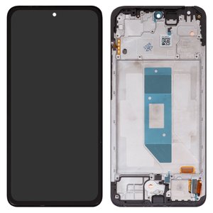 Pantalla LCD puede usarse con Xiaomi Redmi Note 14 4G, negro, con marco, Original PRC , 161.5mm, 24117RN76E, EU version