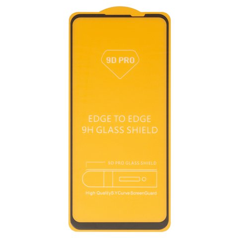 Vidrio de protección templado puede usarse con Motorola Moto G55, Full Glue, compatible con estuche, sin embalaje, sin pañuelos , negro