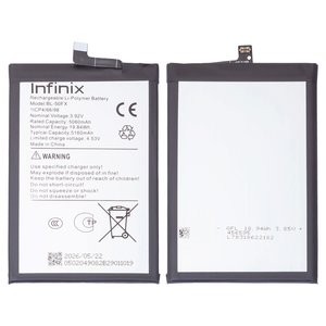 Batería BL 50FX puede usarse con Infinix Hot 60 Pro X6885 , Hot 60i 4G X6728 , Li Polymer, 3.92 V, 5160 mAh, Original PRC 