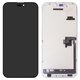 Pantalla LCD JCID puede usarse con iPhone 16 Pro Max, negro, con marco, HC, sin error, (OLED) hard diagnosable