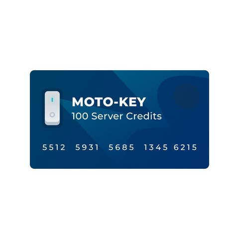 100 серверных кредитов Moto Key