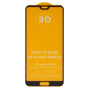 Защитное стекло для Huawei P20 Pro, совместимо с чехлом, Full Glue, без упаковки , черный