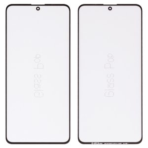 Скло корпуса G+OCA PRO для Xiaomi Poco F5 Pro, Redmi K60, Redmi K60 Pro, з ОСА плівкою, чорне