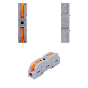 Клема швидкого монтажу NC 221, прохідна, 0,2–4 мм², 600 В, 32A