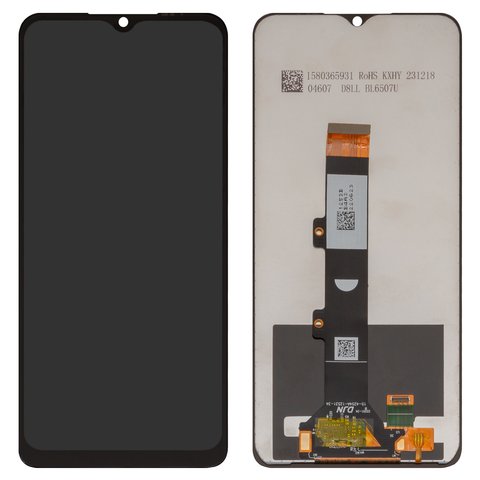 Дисплей для Motorola Moto E22, Moto E22i, черный, без рамки, Сopy, XT2239