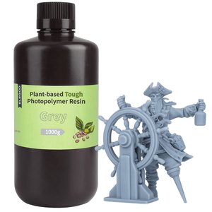 Фотополимерная смола для 3D принтера ELEGOO на растительной основе, Grey, 1 кг