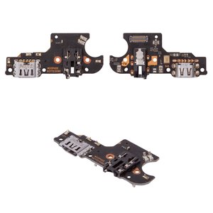 Шлейф для Oppo A5s, коннектора наушников, коннектора зарядки, с микрофоном, Сopy, плата зарядки