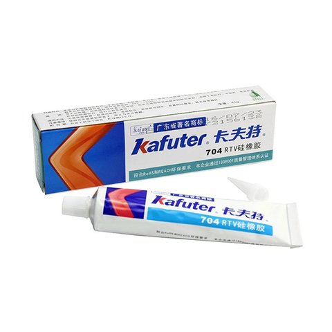 Клей герметик Kafuter K 704, 45 г, білий, напівгустий
