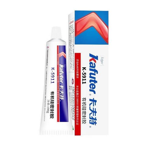 Клей герметик Kafuter K 5911, для фар автомобіля, 100 г, сірий