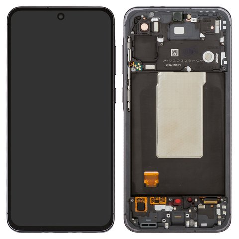 Дисплей для Samsung A566 Galaxy A56, серый, с рамкой, Original PRC , graphite