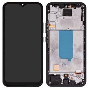 Дисплей для Samsung A346 Galaxy A34 5G, черный, с рамкой, Сopy, TFT 
