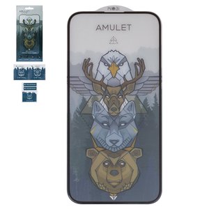 Защитное стекло iNobi Amulet для Apple iPhone 14 Pro Max, Full Glue, Anti Static, черный