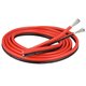 Провод двойной в силиконовой изоляции 12AWG, 3,31 мм², 1 м, черный, красный