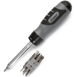 Отвертка-трещотка с набором бит Pro'sKit 8PK-SD010 (12 шт.) Отвертка-трещотка с набором бит Pro'sKit 8PK-SD010 (12 шт.)