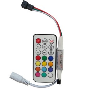 Контролер з радіопультом LED2017-RF (RGB, WS2811, WS2812, WS2813, 5-24 В) Контролер з радіопультом LED2017-RF (RGB, WS2811, WS2812, WS2813, 5-24 В)