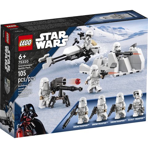 Конструктор LEGO® Star Wars™ Бойовий набір Сніговий штурмовик 75320 