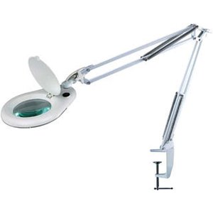 Lámpara de mesa con cristal de aumento Pro'sKit MA-1215CF 220V - Blanca Lámpara de mesa con cristal de aumento Pro'sKit MA-1215CF 220V - Blanca